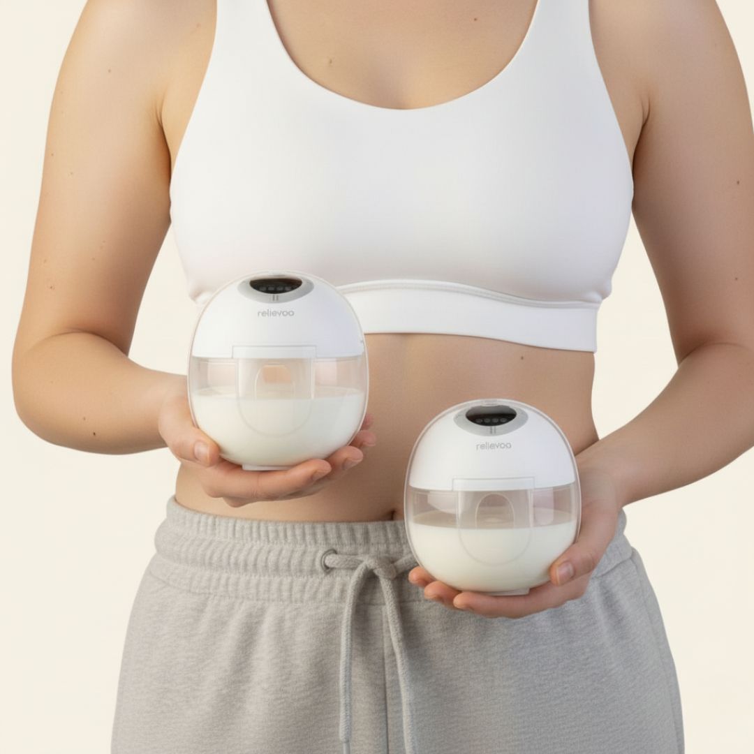 Relievoo© Wearable Breast Pump (Double)