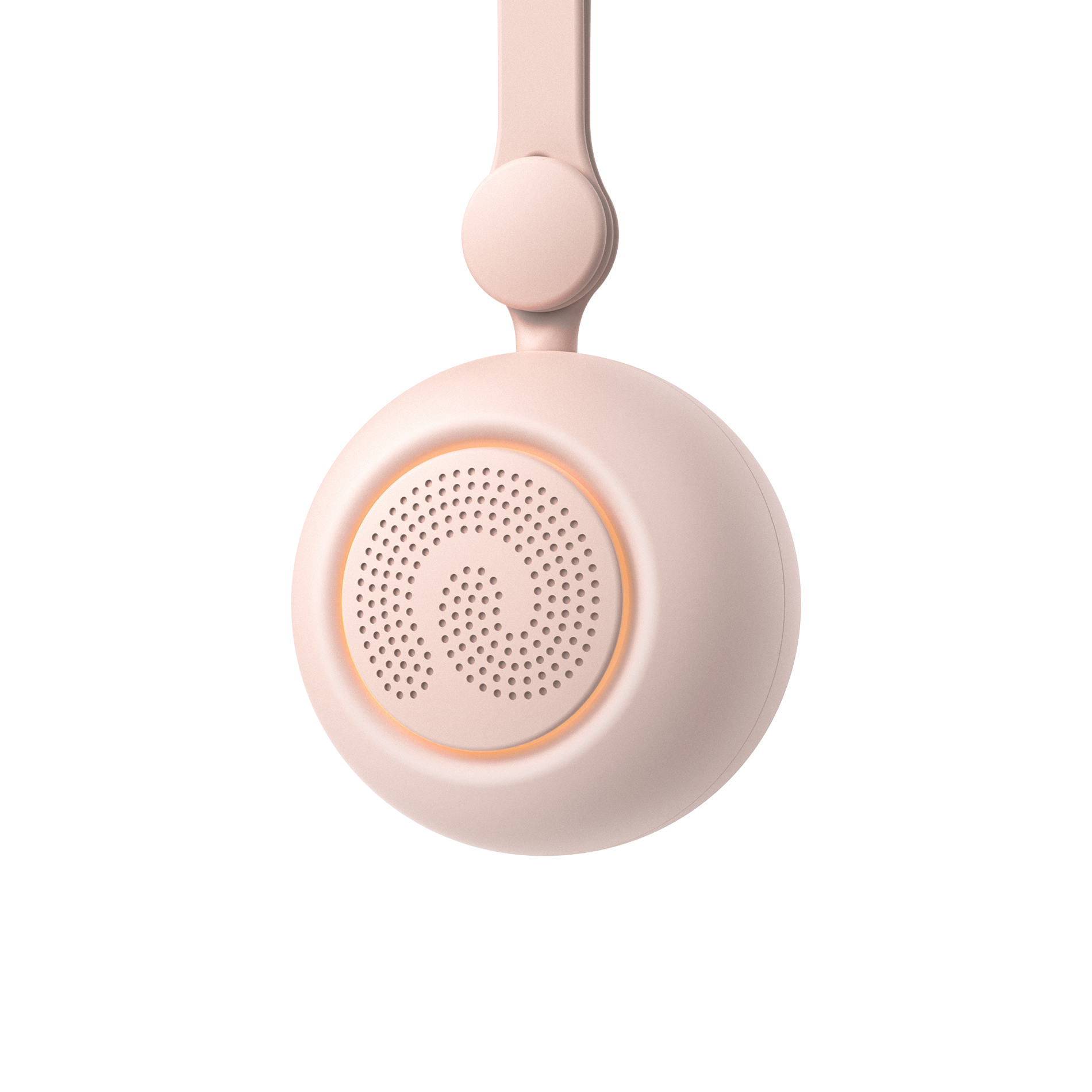 Portable sound machine pink with clip for baby cot