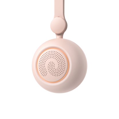 Portable sound machine pink with clip for baby cot