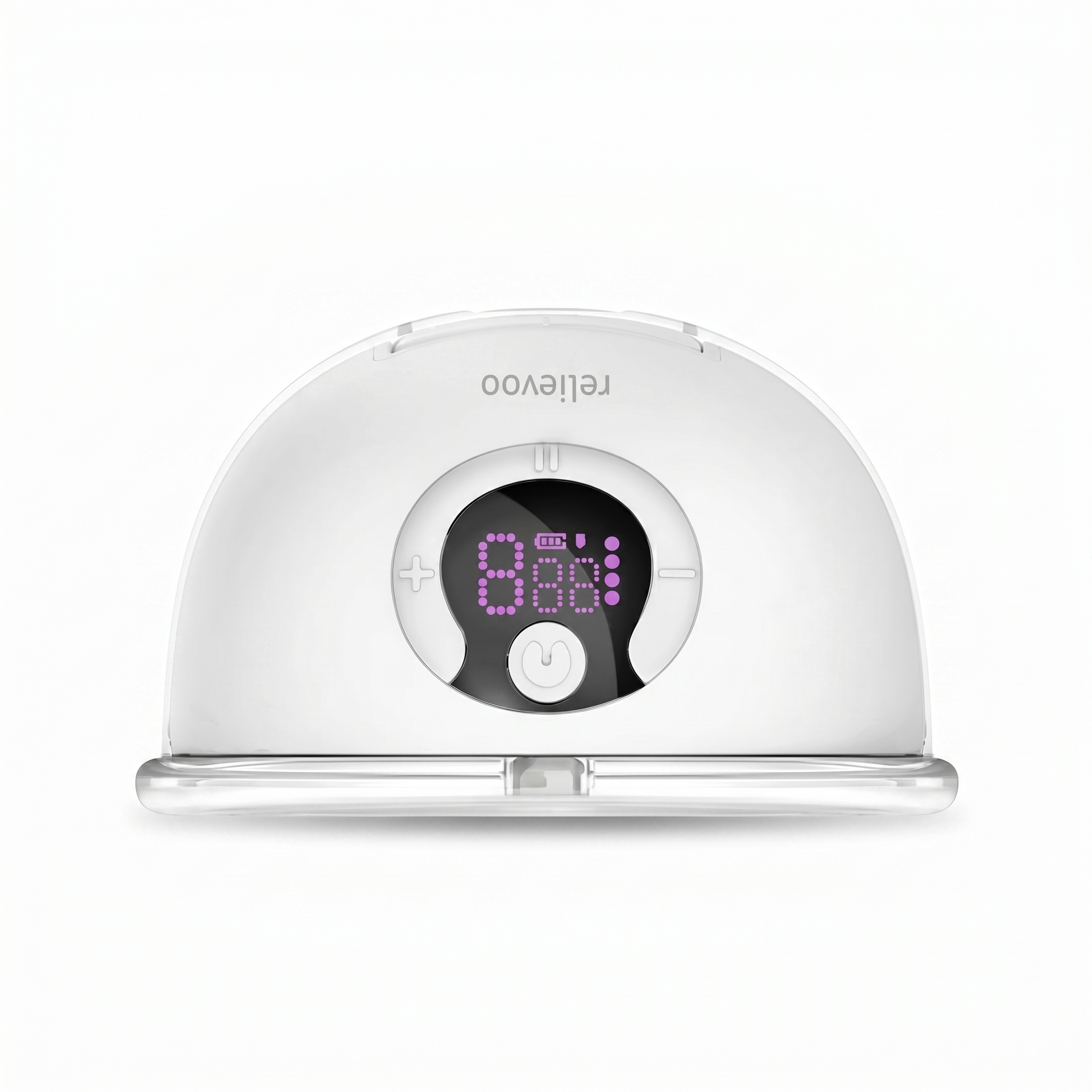 Relievoo S32 PRO2 LED Display Close-Up — Discreet Wireless Wearable Breast Pump UK